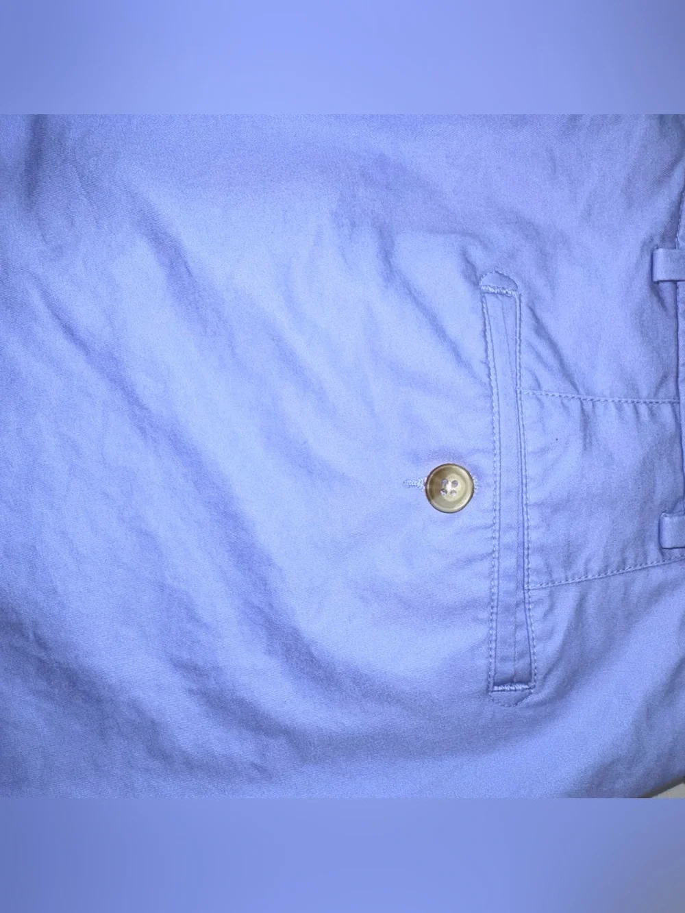 Peter Millar Salem Performance Shorts Men’s Size 35 Periwinkle Blue 100% Cotton